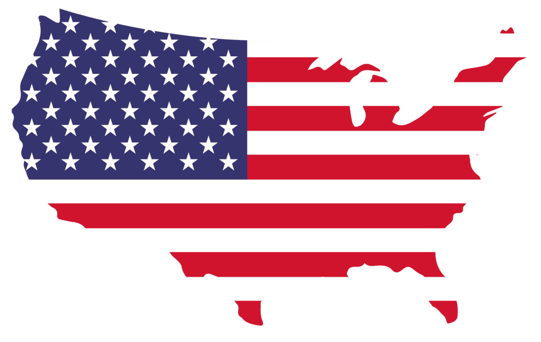 US states flag Blank Meme Template