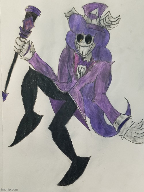 WR!DARKNER ('25 Retake) | image tagged in mario's madness,ocs,exe,drawing | made w/ Imgflip meme maker