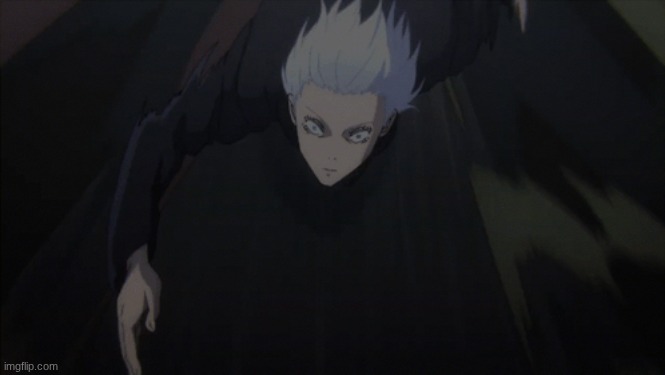 gojo Running | image tagged in gojo running | made w/ Imgflip meme maker