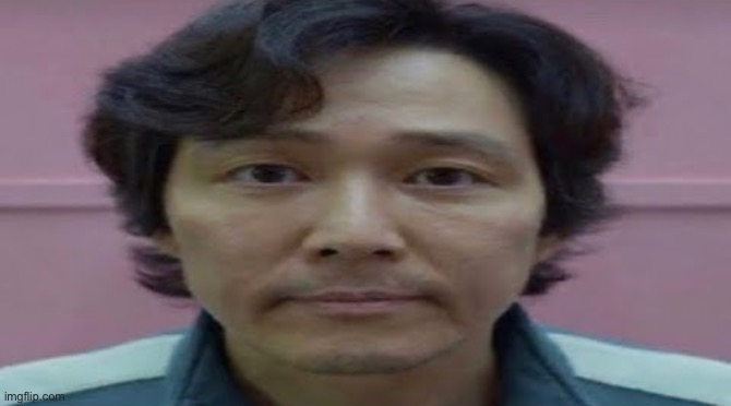 this is my reaction. Notice how I’m not laughing. | image tagged in gi hun stare | made w/ Imgflip meme maker