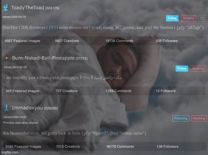 not unblocking until this trend dies | image tagged in msmg | made w/ Imgflip meme maker