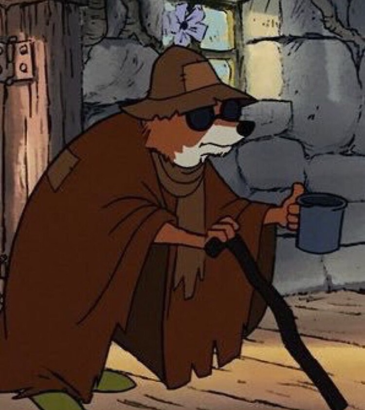 Robin hood begger Blank Meme Template