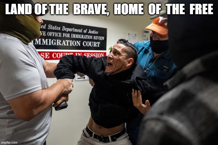 This World is Not Your Home - It's OURS! | LAND OF THE  BRAVE,  HOME  OF  THE  FREE | image tagged in immigrants | made w/ Imgflip meme maker