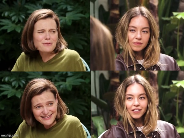 Sidney Sweeny genes Blank Meme Template