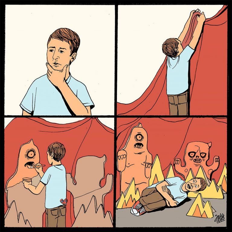 Self-made Fear Blank Meme Template