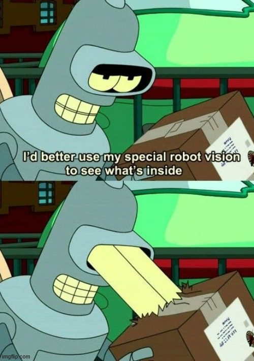 Classic Bender | image tagged in futurama,bender,latticeclimbing,climbing,memes,random | made w/ Imgflip meme maker