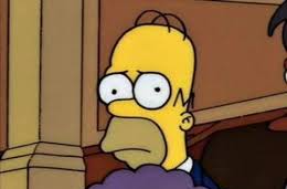 homer thinking Blank Meme Template