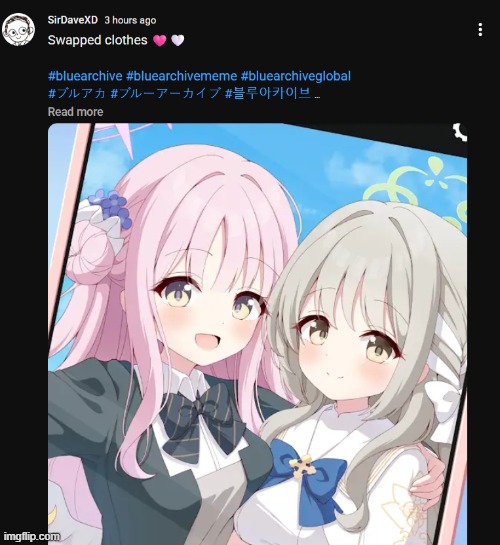 AWAWAWAWA | image tagged in blue archive | made w/ Imgflip meme maker