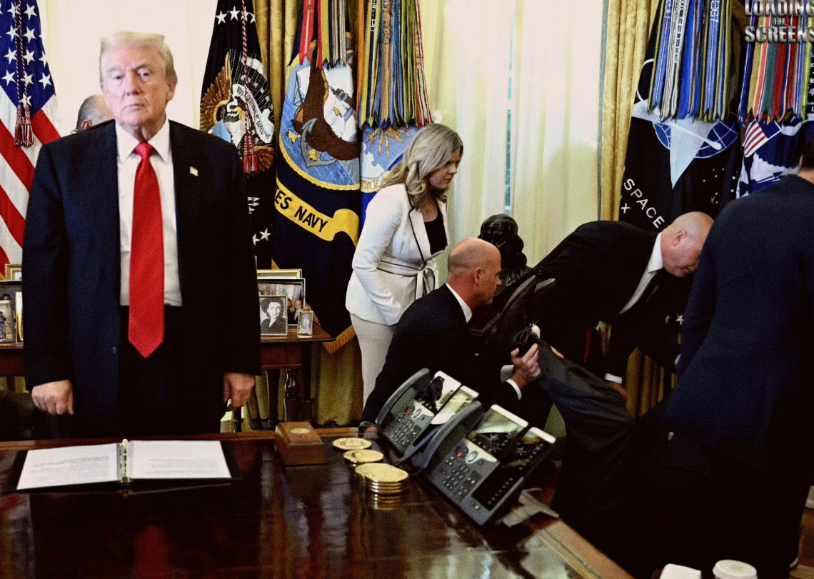 White House Fainting Blank Meme Template