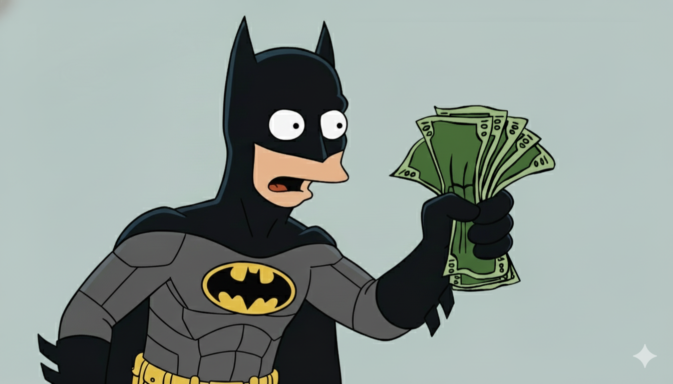 Batman Take My Money Blank Meme Template