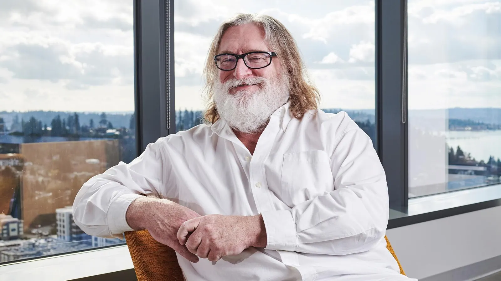 Gabe Newell Blank Meme Template