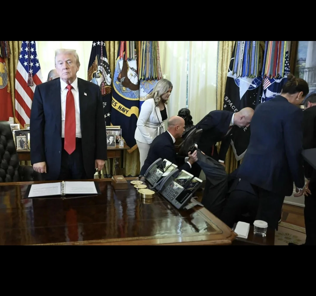 Trump Checked Out Blank Meme Template