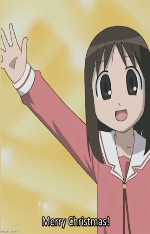 Comment to be touched by me | image tagged in osaka merry christmas | made w/ Imgflip meme maker