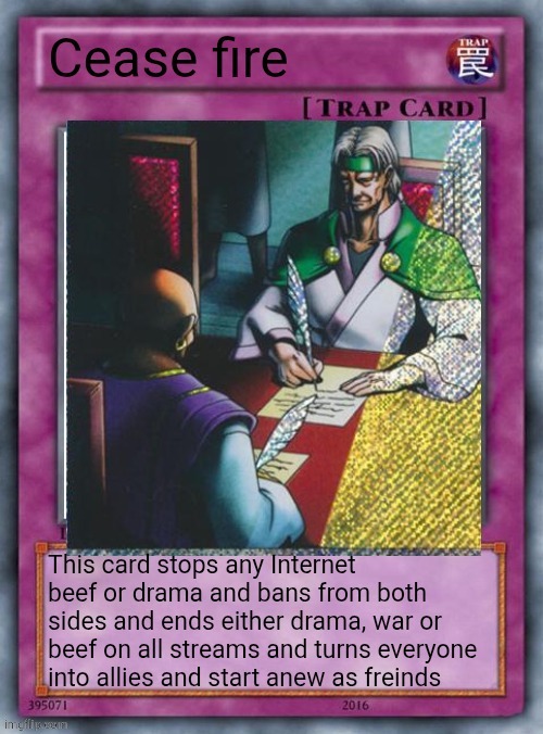 High Quality Cease fire Blank Meme Template