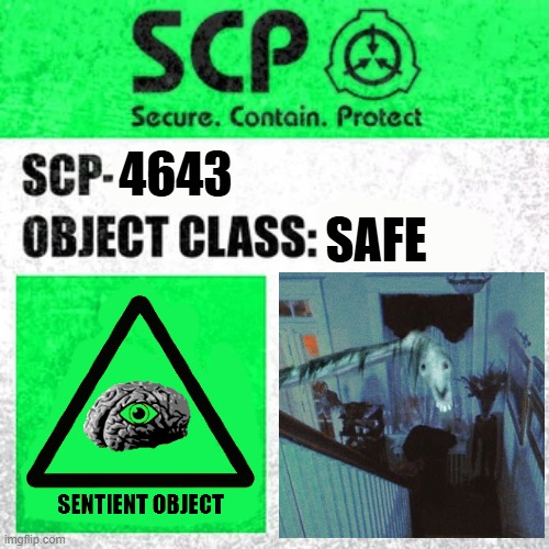 SCP - Long Horse Label | 4643; SAFE | image tagged in scp label template safe | made w/ Imgflip meme maker