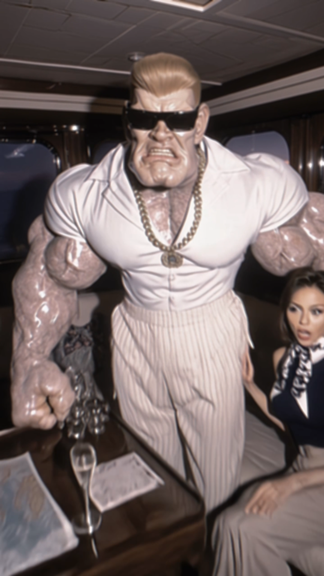 Angry Giga Stare (Meme Template) [Donny Bravo] Blank Meme Template