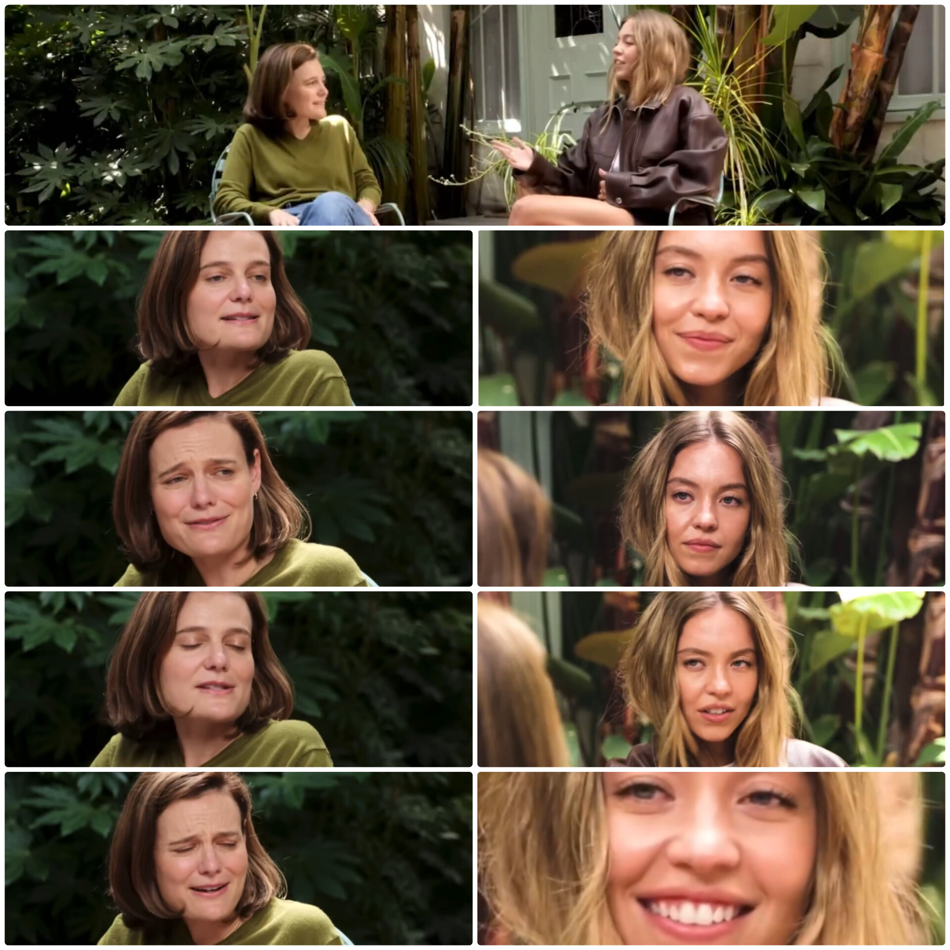 Sidney Sweeney "Are you even hearing yourself right now?" Blank Meme Template