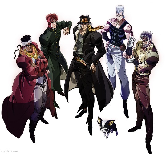 Stardust Crusaders | image tagged in stardust crusaders | made w/ Imgflip meme maker