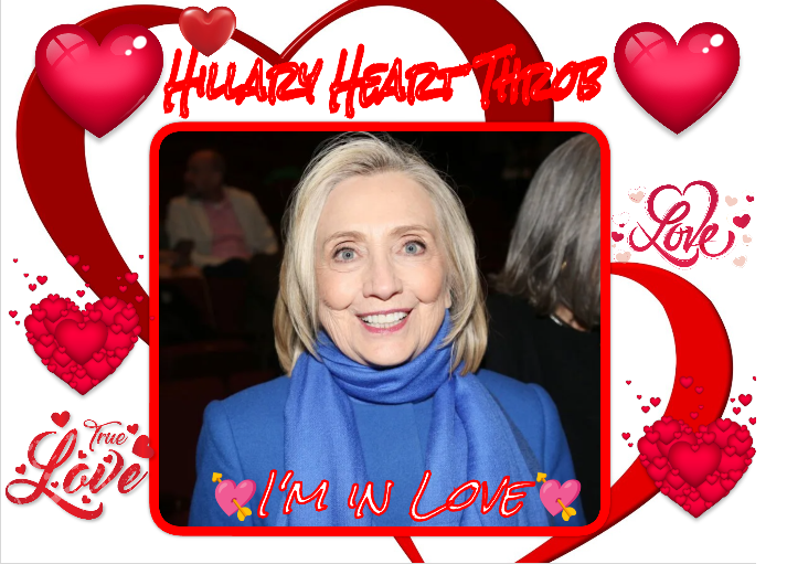 Hillary Clinton I'm in Love Blank Meme Template