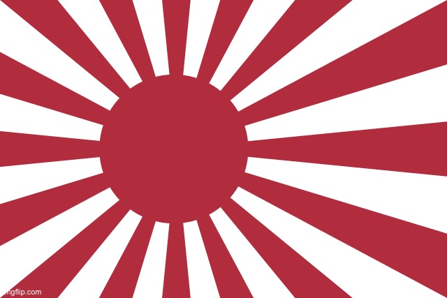imperial japan flag | image tagged in imperial japan flag | made w/ Imgflip meme maker