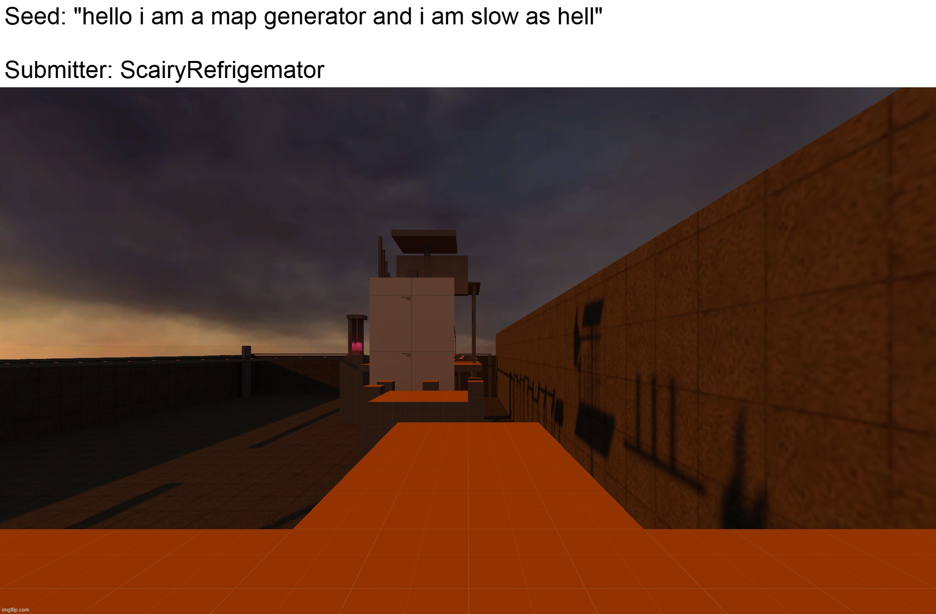 holy shit i dont even know how long this took to generate bruh i had to leave my computer running OVERNIGHT :sob: | made w/ Imgflip meme maker