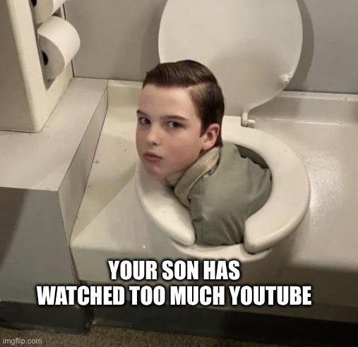 Do not try skibbing in public restrooms | YOUR SON HAS WATCHED TOO MUCH YOUTUBE | image tagged in warning,skibidi toilet,advice,kids these days,gen alpha | made w/ Imgflip meme maker