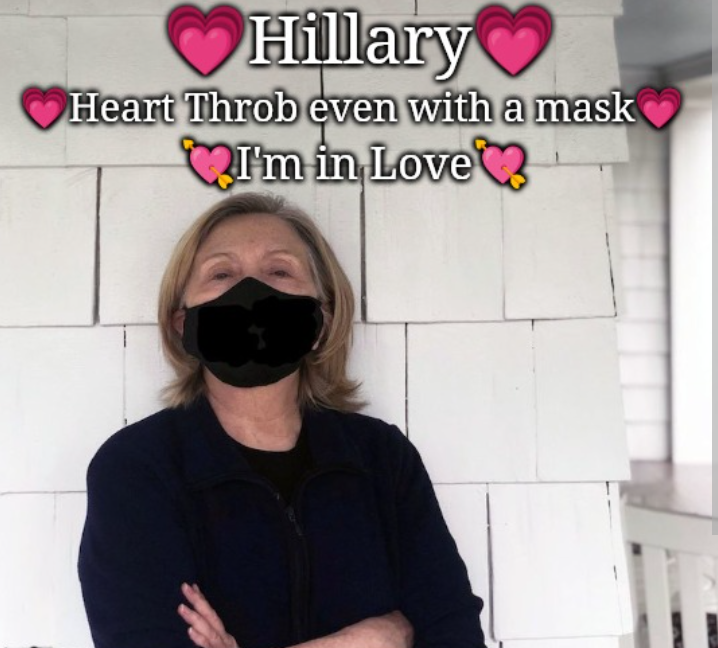 Hillary Clinton Heart Throb Blank Meme Template