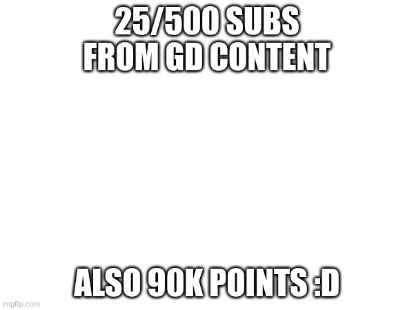""Hip hip hooray"" - Doggie | 25/500 SUBS
FROM GD CONTENT; ALSO 90K POINTS :D | image tagged in gd,subs,points,idfk | made w/ Imgflip meme maker