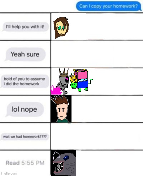 POST YOUR OWN OCS ONTO THIS (5 OCS max per person plz) | image tagged in homework alignment chart | made w/ Imgflip meme maker