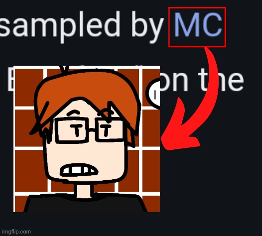 But it's typed in Blue | image tagged in mc,moscovio may,name soundalikes,wikipedia | made w/ Imgflip meme maker