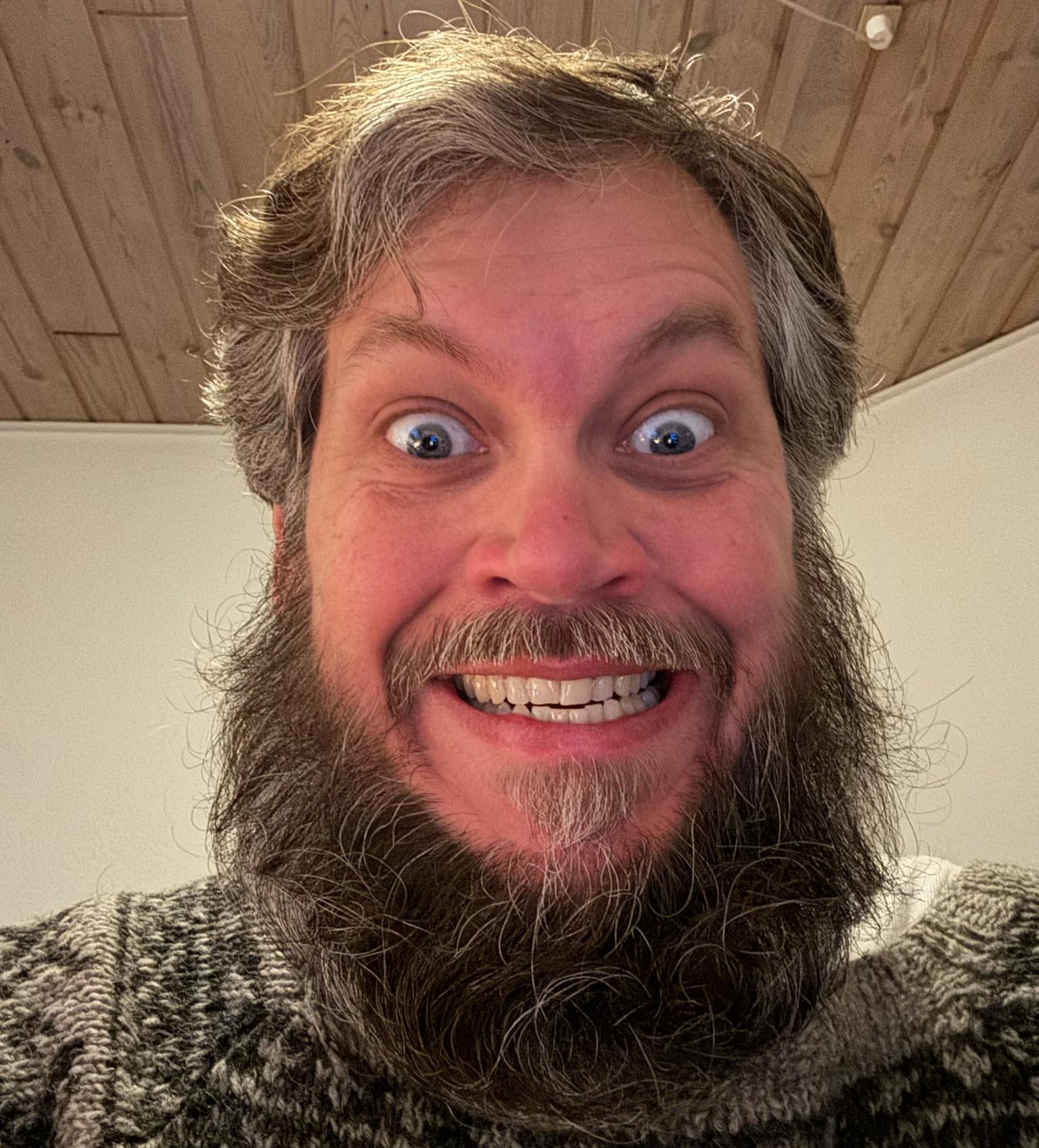 beard, smile Blank Meme Template