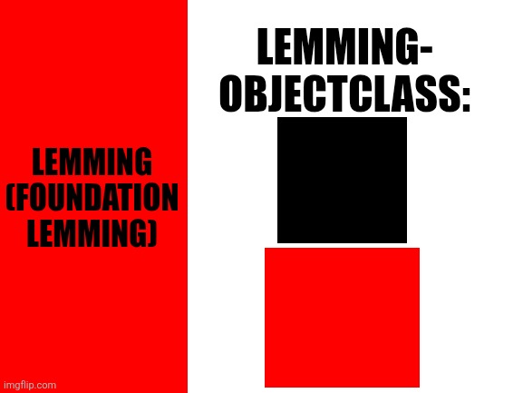 Lemming Empty Blank Meme Template