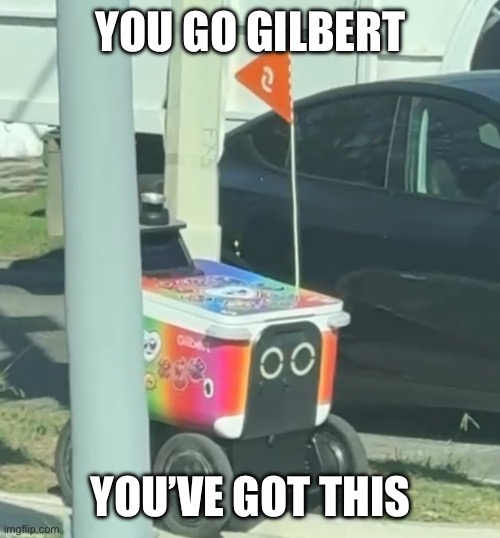 Gilbert Street Meme | YOU GO GILBERT; YOU’VE GOT THIS | image tagged in gilbert,memes | made w/ Imgflip meme maker