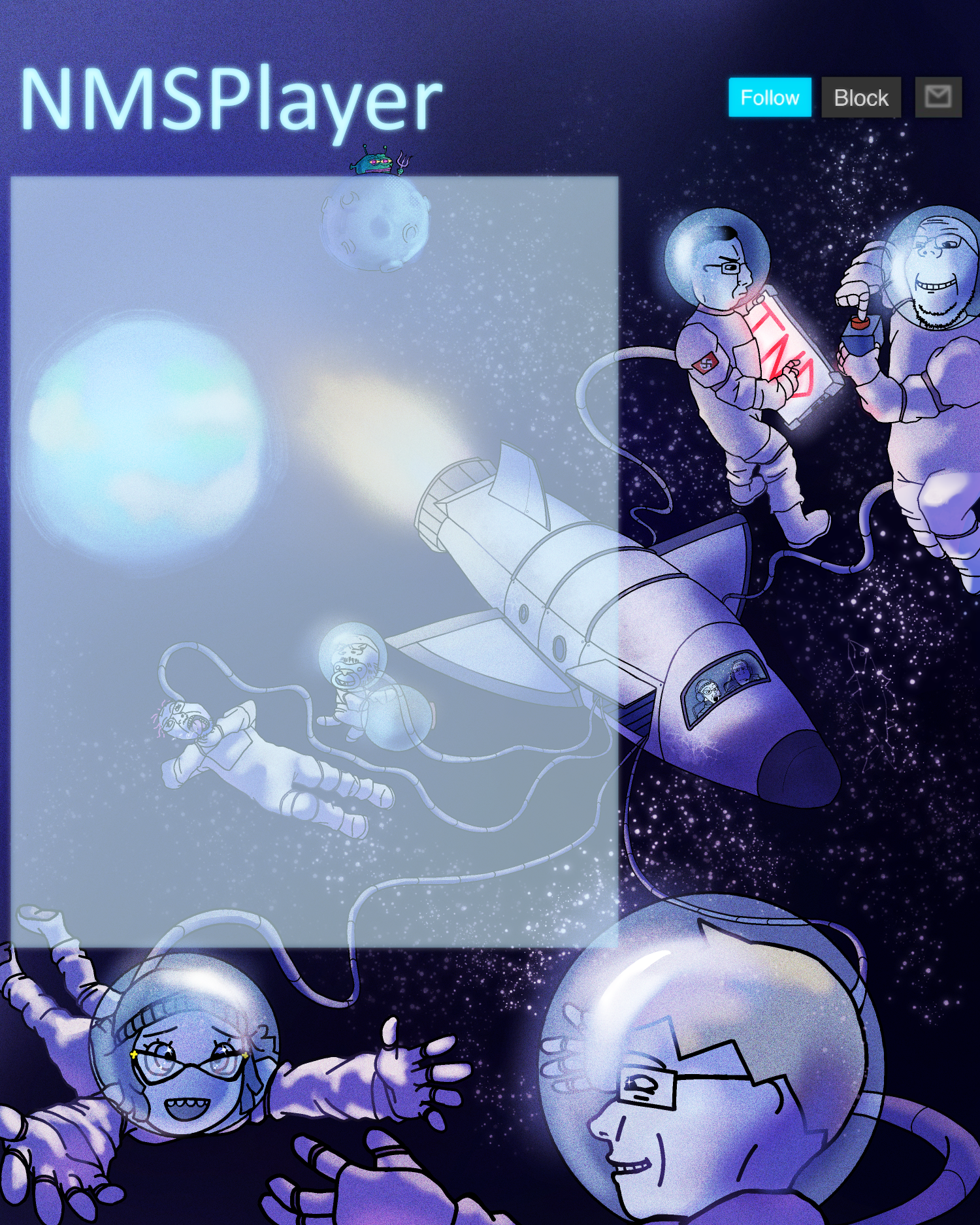 High Quality NMSPlayer's template or something Blank Meme Template