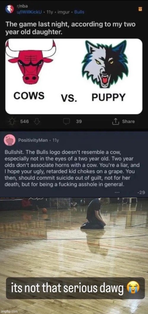 image tagged in it's not that serious dawg | made w/ Imgflip meme maker