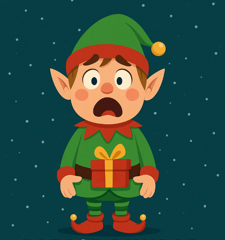 Surprised elf Blank Meme Template