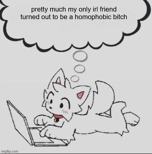 awesome. just fuckin perfect. | pretty much my only irl friend turned out to be a homophobic bitch | image tagged in huh guh hwuh | made w/ Imgflip meme maker