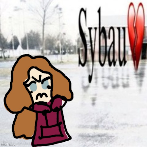 "sybau" -me | image tagged in sybau empty | made w/ Imgflip meme maker