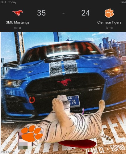 SMU football meme | image tagged in memes,college football,nfl memes,smu,clemson,sports | made w/ Imgflip meme maker