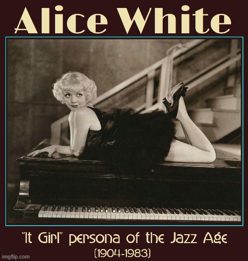 If I could go back in time, it would be to meet her. | image tagged in vince vance,alice,white,platinum,blond,1930s | made w/ Imgflip meme maker