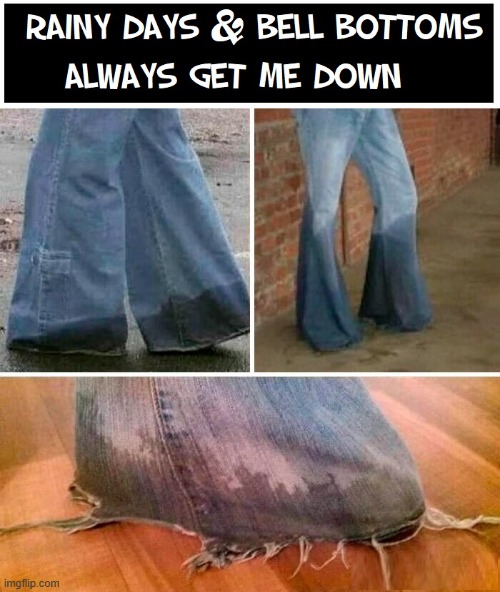 Reminiscing about the 80s | image tagged in vince vance,bell,bottom,blue jeans,fashion,memes | made w/ Imgflip meme maker