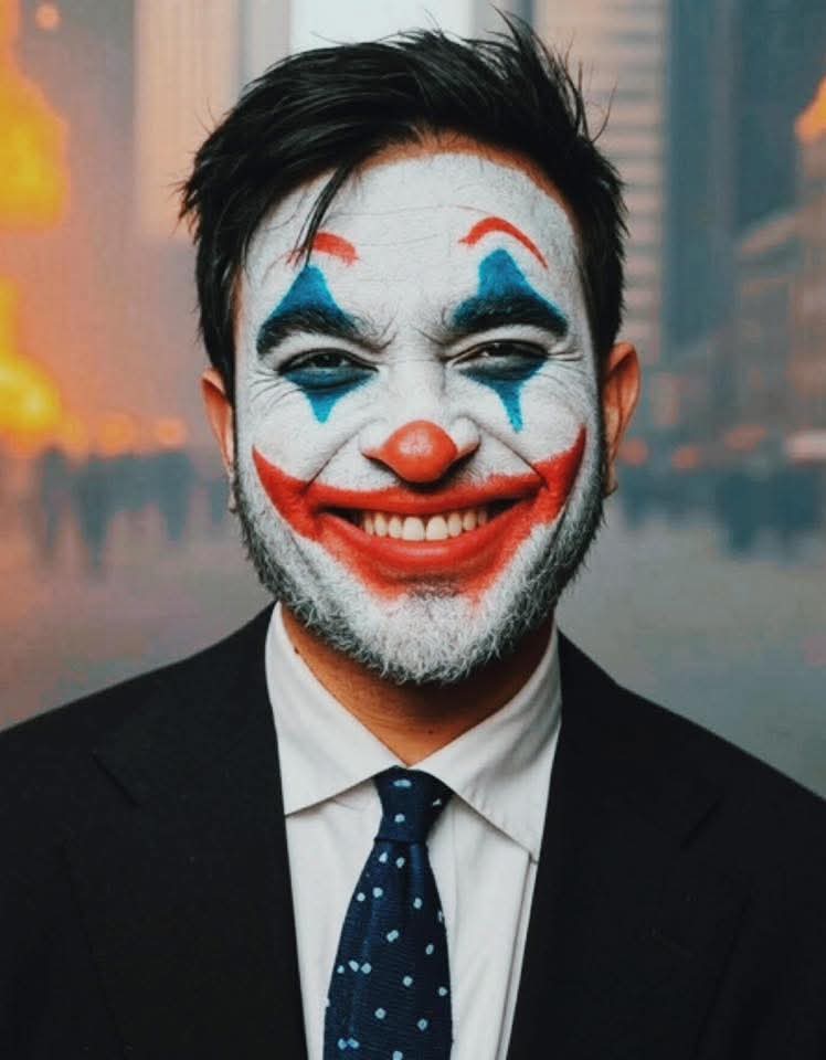 Zohran is a clown Blank Meme Template