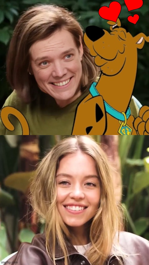 Wow Scoob | image tagged in sydney,sweeney | made w/ Imgflip meme maker
