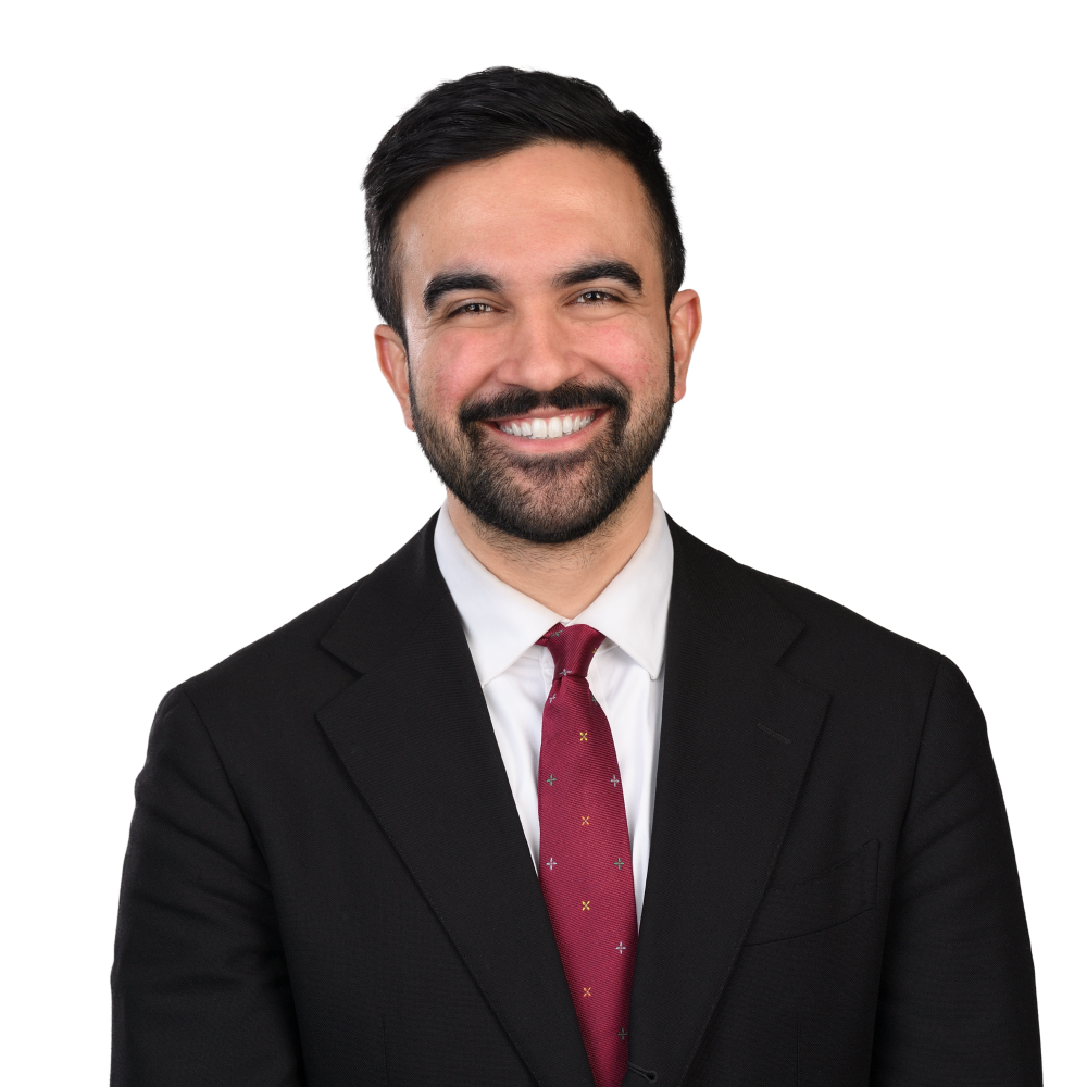 Zohran Mamdani png Blank Meme Template