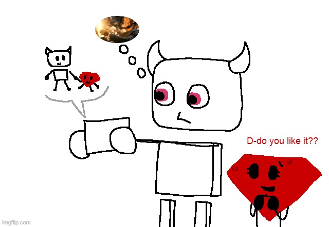 his first ever fanart | made w/ Imgflip meme maker