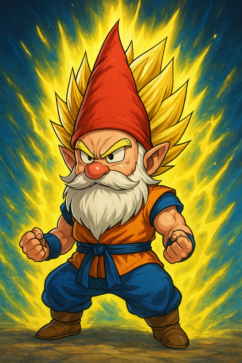Gnome Saiyan Blank Meme Template