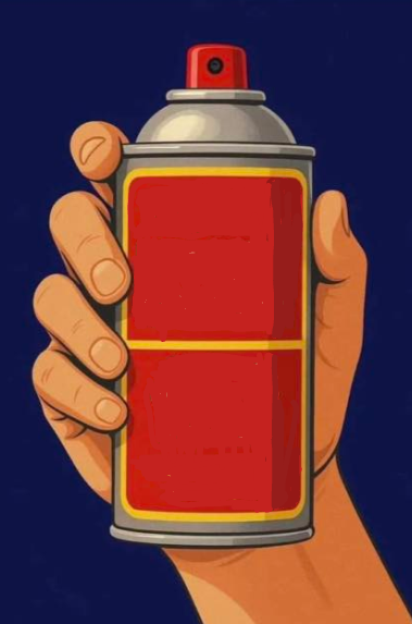 Spray can Blank Meme Template