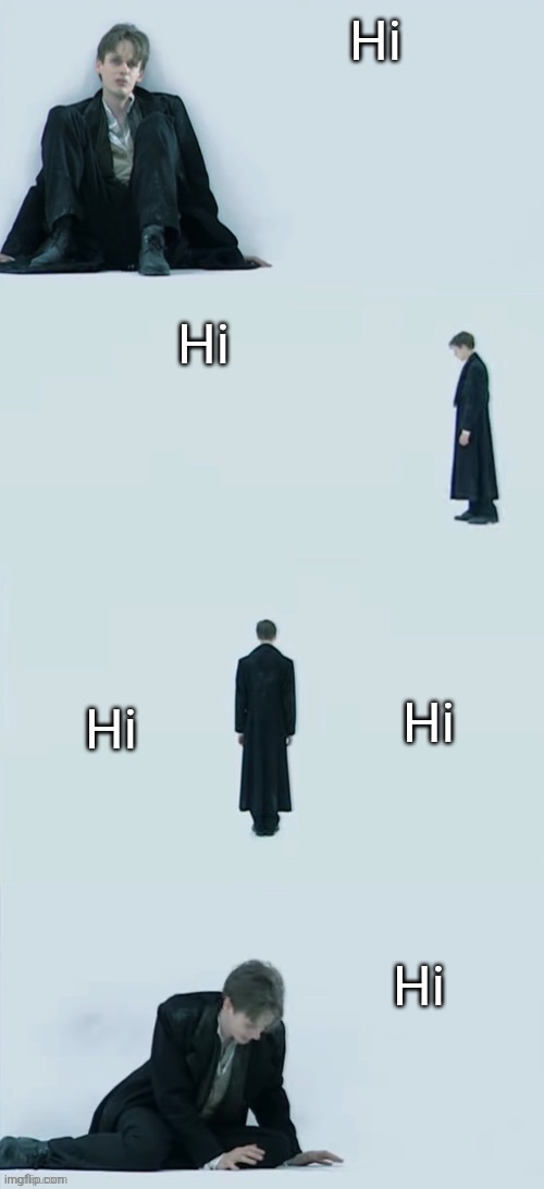 Actually like this template i made | Hi; Hi; Hi; Hi; Hi | image tagged in ian bostridge | made w/ Imgflip meme maker