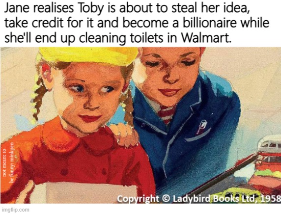 Not Funny | image tagged in ladybird,inequality | made w/ Imgflip meme maker
