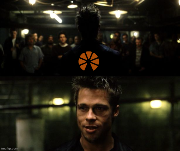 High Quality club orange fight club Blank Meme Template